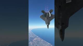 F22 sound breaking power loop Boom in msfs2020 [upl. by Eeliah]