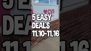 5 EASY CVS DEALS 11101116🛍🛒 [upl. by Uticas]