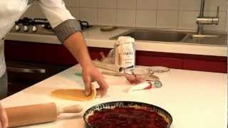 CROSTATA CON MARMELLATA DI CILIEGIE  Video Ricetta  Grigio Chef [upl. by Saire]