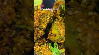 Tasty Traditional Bharela Karela  Gujarati Shaak  Gujarati recipe  Sabji shortvideo shaak [upl. by Corbie]