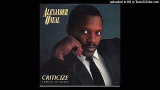 Alexander ONeal Criticize Special 12 Inch Remix 1987 [upl. by Yaj]