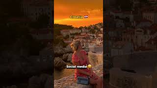 Dubrovnik 🇭🇷 Social Media vs Real travel destination explore dubrovnik [upl. by Aleck]