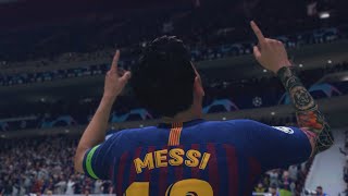 MESSI FIFA 19  GOALS amp SKILLS [upl. by Zilada]