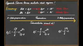 10 Unterschiedliche Stärke der Carbonsäuren  IEffekt [upl. by Duj]