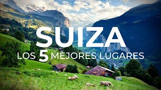 Los 5 mejores lugares de Suiza  Paisajes hermosos  4K Ultra HD [upl. by Fadas659]