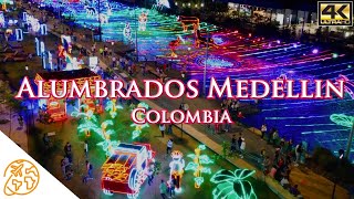 Alumbrados Medellin 2020 Del Rio EPM 4k Drone Navideños Christmas Lights Tour Colombia [upl. by Afesoj360]