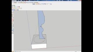 Tutorial Google SketchUp making a baluster [upl. by Ahseekan672]