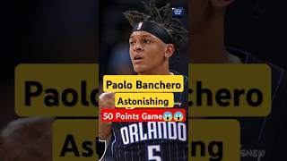 Paolo Banchero Shatters Records with 50 Point Game😱😱 [upl. by Yrotciv]