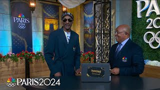 Snoop Dogg breaks down handball 3x3 hoops and more from Paris Olympics first week  NBC Sports [upl. by Hervey]