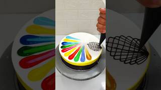 Mix Colour Pineapple Multi Colour Cake Design cake video shortvideo shortsfeed short video [upl. by Minton]