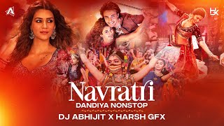 Dandiya Nonstop Mashup 2024  DJ Abhijit  Harsh GFX  Best Of Dandiya Garba Songs  Navratri 2024 [upl. by Attinahs]