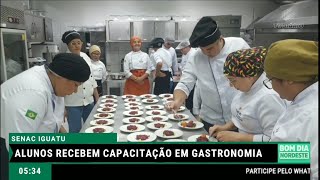 Senac forma primeira turma de Cozinheiro [upl. by Ainorev]