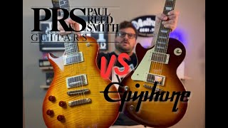 PRS SE McCarty 594 Singlecut VS Epiphone Les Paul Standard NO TALK JUST PLAY [upl. by Adnilam]