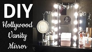 DIY Hollywood Vanity Mirror DIY IKEA wall lamp [upl. by Brandie565]