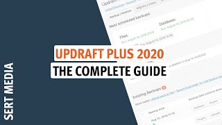 UpdraftPlus Tutorial 2020  How To Setup amp Configure UpdraftPlus Free For WordPress  UpdraftPlus [upl. by Nostaw432]