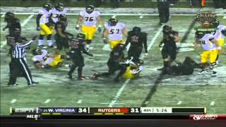 2011 CFB  25 WVU vs Rutgers  4th Quarter [upl. by Clive]