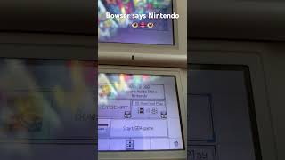 Bowsers says Nintendo Bowsers inside story handheldconsole nintendo ds [upl. by Trawets]