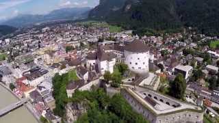 Festung Kufstein  Rundflug  1 August 2014 [upl. by Naujud]