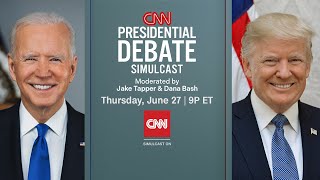 Watch live CNN Presidential Debate Simulcast Thursday 9PM EST [upl. by Remo]