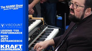 NAMM 2020  Joey DeFrancesco plays the Legend 70s Piano [upl. by Nnilsia]