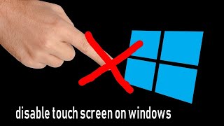 How to Disable Touch Screen on Windows 10 with Registry Editor [upl. by Enimasaj]