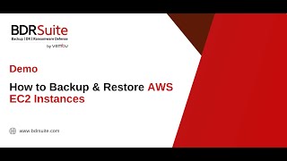 How to Backup and Restore AWS EC2 Instances [upl. by Adnilreh]