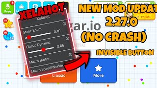 NEW UPDATE MOD IOS XELAHOT INVISIBLE BUTTON  NO CRASH  VERSION 2270 AGARIO MOBILE [upl. by Shepperd]