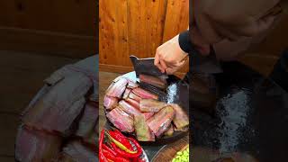 CURED MEAT腊肉 chinesestreetfood tastyfood foodie [upl. by Tamanaha]