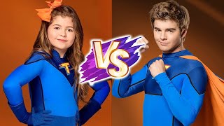 Jack Griffo Max Thunderman VS Addison Riecke Nora Thunderman Natural Transformation 🌟 2023 [upl. by Anaerol]