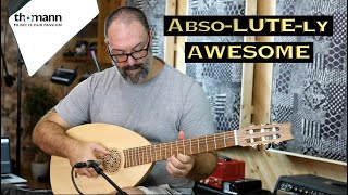 THE GUITAR LUTE  Exotic woods amp beautiful tones [upl. by Einehpets]