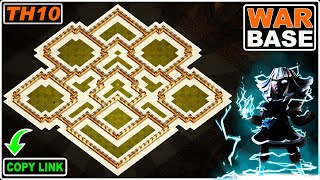 NEW COC TH10 War Base 2023 Copy Link  Town Hall 10 base  Clash of Clans [upl. by Nitreb]