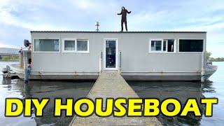 Major Update In My 60ft Houseboat Project [upl. by Hanas594]