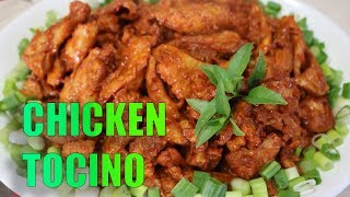 How to cook tocino recipe Manok tagalog [upl. by Ellessig]