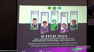 The 3rd International Conference on Information Technology and Education ICITED 2024 [upl. by Madid]