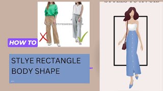 Styling tips for a Rectangle body shapehow to create curves [upl. by Susie]