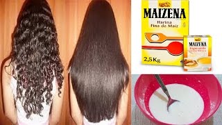 ALISA TU CABELLO DE FORMA PERMANENTE CON MAICENA Y ESTOS 3 INGREDIENTES MÁS [upl. by Weisbrodt133]