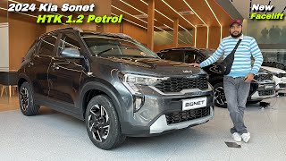 2024 Kia Sonet Facelift HTK 12 Petrol  Price amp Features ❤️ 2024 kia Sonet Facelift [upl. by Nrevel366]