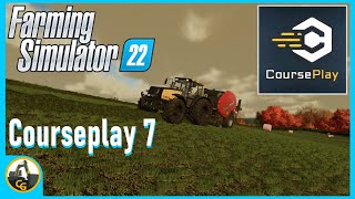 FS22 Courseplay 7 Basics  Mowing and Baling [upl. by Xam]