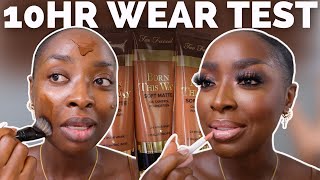 10hr Wear Test TOO FACED SOFT MATTE BORN THIS WAY OIL CONTROL FOUNDATION did it even work [upl. by Spragens647]