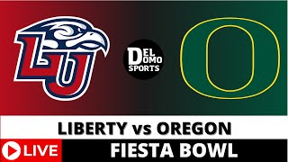 LIBERTY VS OREGON LIVE  NCAAF Fiesta Bowl Game Score JAN 01 2024 [upl. by Lexa]