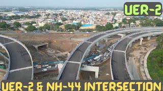 UER2 Intersection with NH44  Holambi ROB to NH44 Update  UER2 Package1 uer2 [upl. by Matthaus]