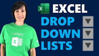 Dynamic Excel Drop Down Lists  PLUS how to get SEARCHABLE Drop Down Lists [upl. by Nnaeus]