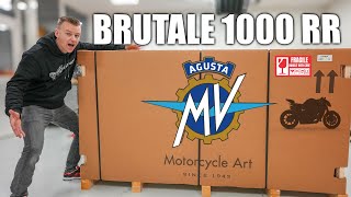 2024 MV AGUSTA BRUTALE 1000 RR Unboxing 208HP  First Start  Exhaust Sound [upl. by Irrek502]