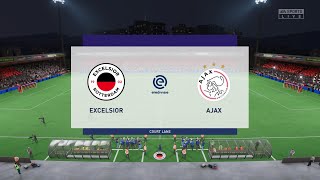 Excelsior vs Ajax 19082023 Eredivisie FIFA 23 [upl. by Annaj]