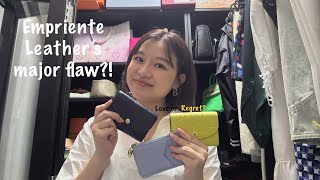 Louis Vuitton Empreinte Leather Review  Rosalie amp Romy Wallet  SLG [upl. by Asselim]