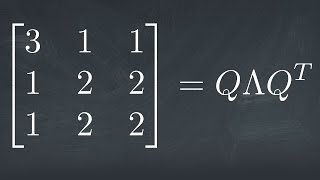 A 3x3 Symmetric Eigenvalue Decomposition in under 3 Minutes [upl. by Des]