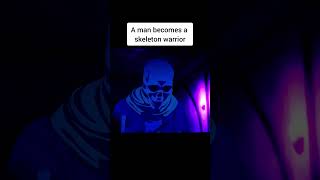 A man becomes skeleton warrior anime animeexplainedinhindi movieexplainedinhindi movie shorts [upl. by Bowler]