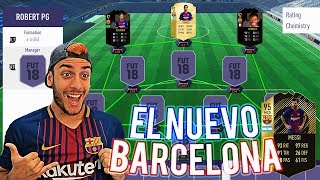 FC BARCELONA FIFA 18  MI 11 IDEAL Y FICHAJES [upl. by Sakram445]