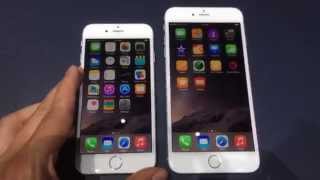 iPhone 6 e iPhone 6 Plus Handson demo [upl. by Gregorio]