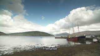 Scotland  Argyll and Bute  Loch Fyne  Scottish Loch  Fremantle stock footage E16R31 010 [upl. by Myrilla]